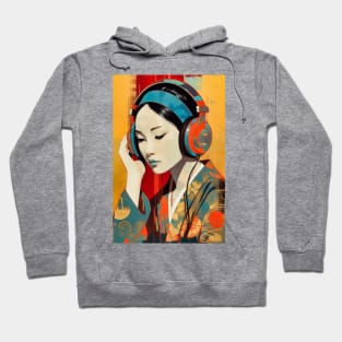 Asian American AAPI Asian Woman Music Lover Hoodie